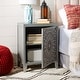 preview thumbnail 8 of 38, SAFAVIEH Thea Single-door Carved Nightstand