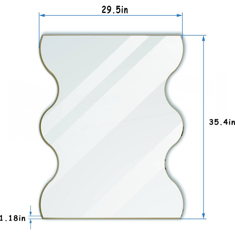 Wall Mirror 30x35 Inch Rectangular Mirror