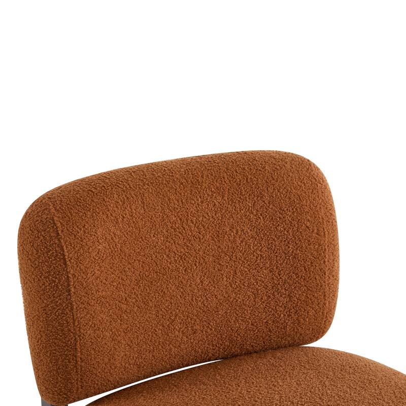 25.5" Modern Boucle Lounge Chair with Solid Wood Frame, Soft and Durable Boucle Upholstery, Perfect for Living Room