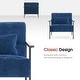 preview thumbnail 18 of 46, MCombo set of 2 Modern Accent, Ergonomics Lounge Chair for Living Room, Chenille, HQ417