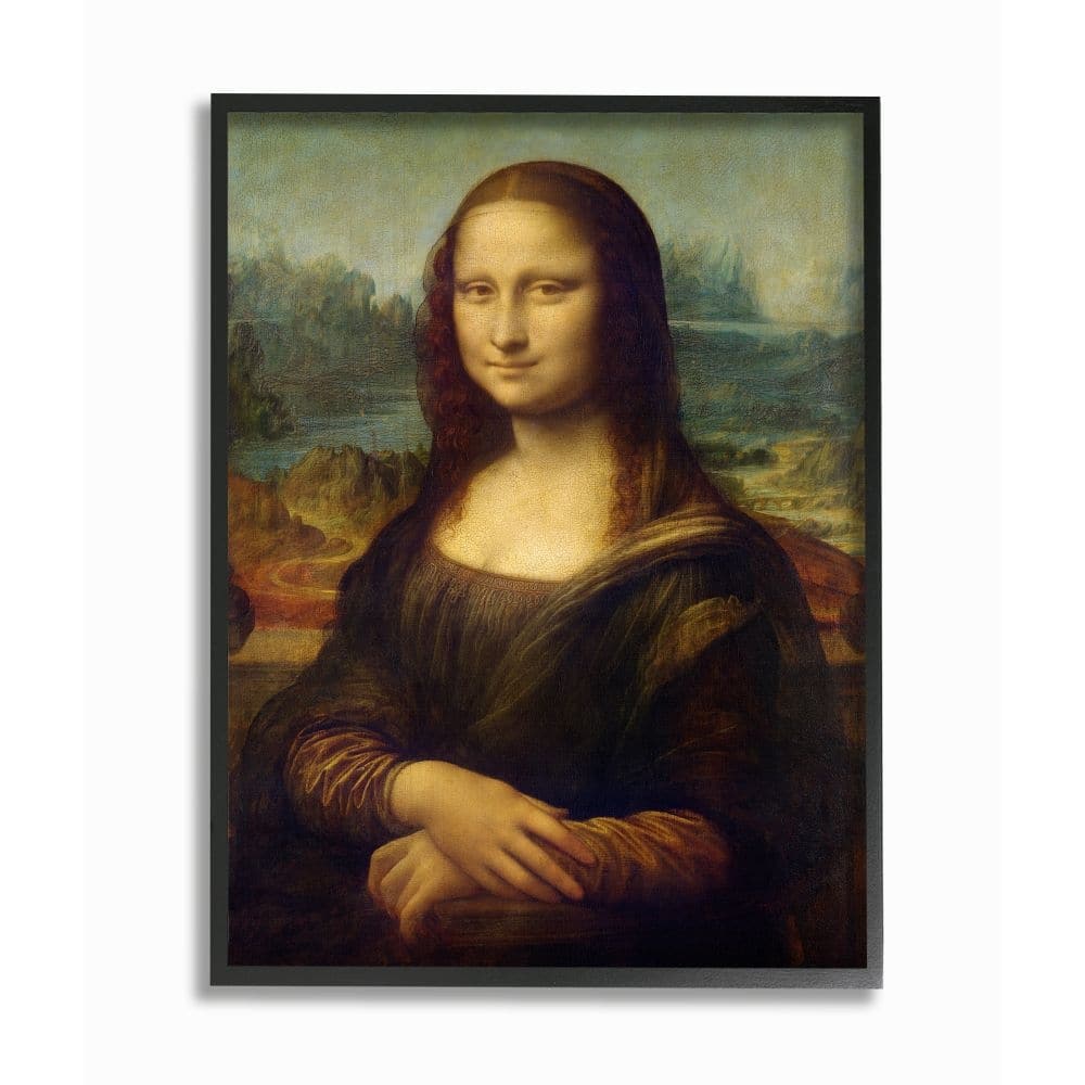 Stupell Da Vinci Mona Lisa Renaissance Painting, 11 x 14, Design By Artist Leonardo Da Vinci - Multi-Color