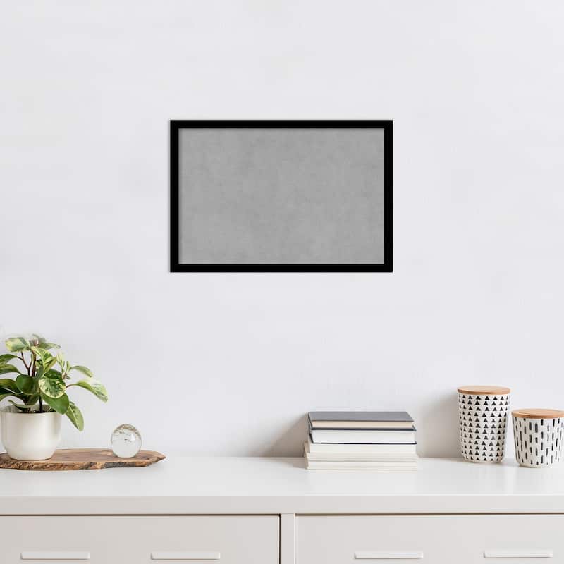 Amanti Art Black Gallery Deep Framed Magnetic Board