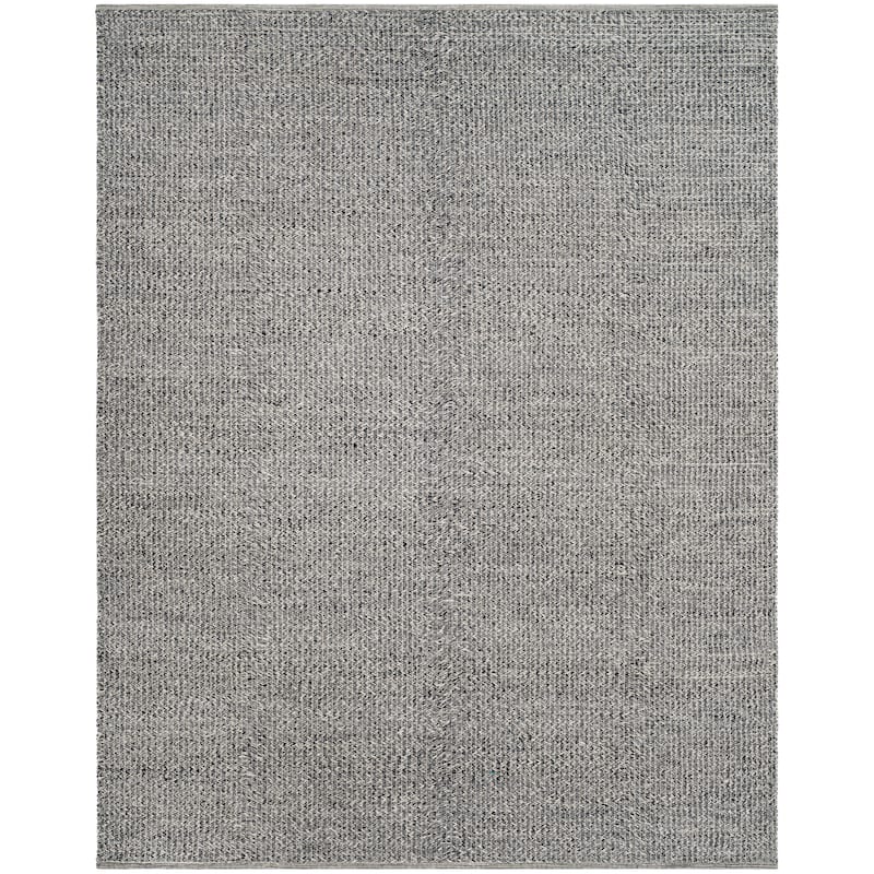 SAFAVIEH, Handmade Flatweave Montauk Gyrithe Casual Cotton Rug - 8' x 10' - Grey/Multi