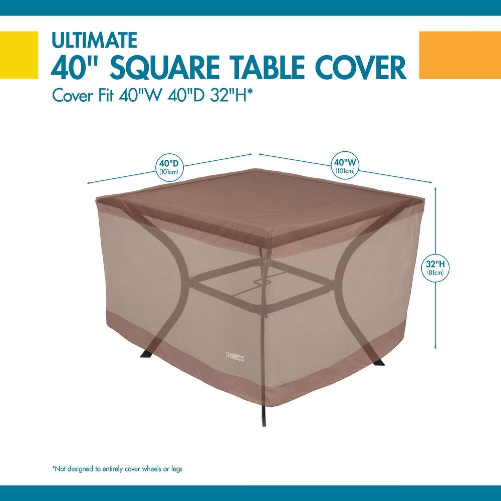 Duck Covers Ultimate Square Table Cover