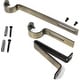 preview thumbnail 3 of 13, Long Double Drapery Curtain Window Rod Bracket Holder, Up to 1.25" Rod