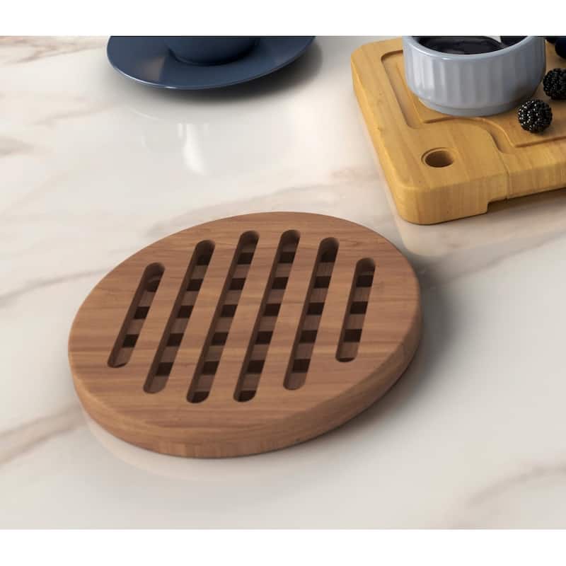 Manada Teak Trivet - Circle