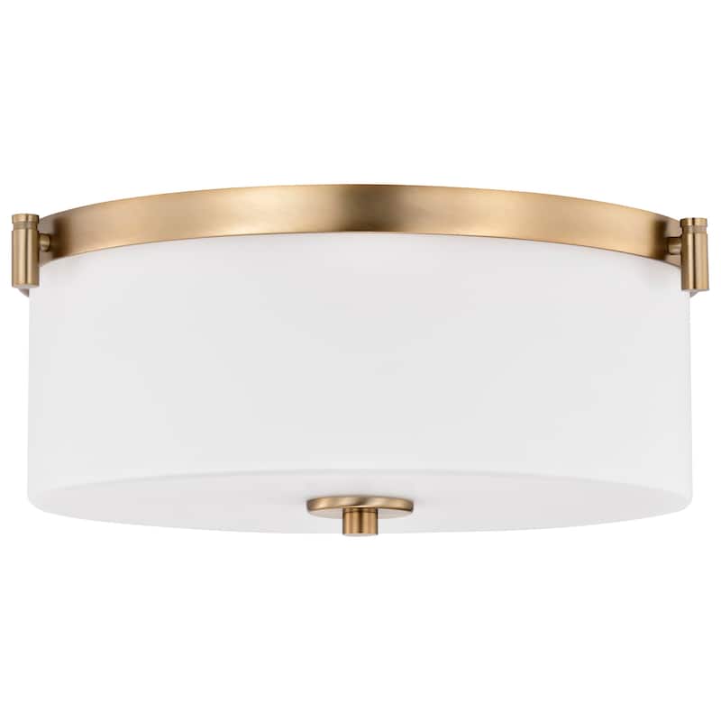 Nuvo Lighting 60/8207 Liam 3 Light 17" Wide Flush Mount Drum Ceiling