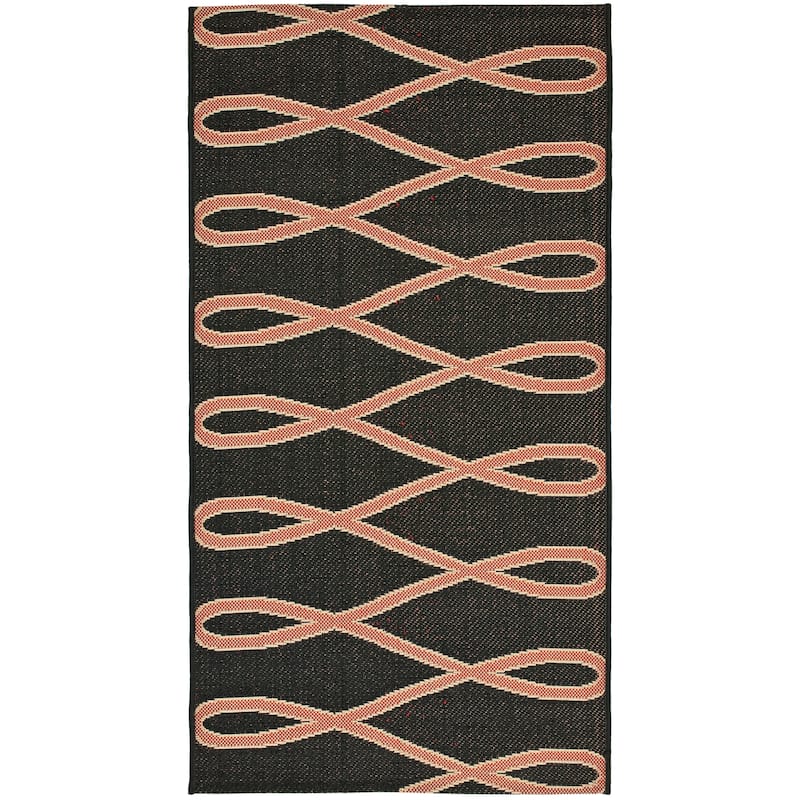 SAFAVIEH Courtyard Annushka Indoor/ Outdoor Waterproof Patio Backyard Rug