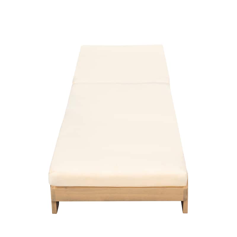 Christopher Knight Home - Sophia Outdoor Acacia Wood Chaise Lounge