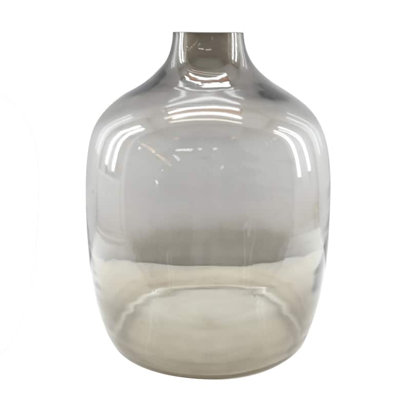 Indigo Road by Egypt Sherrod x East at Main Caspian Hand Blown Glass Vase - Grey