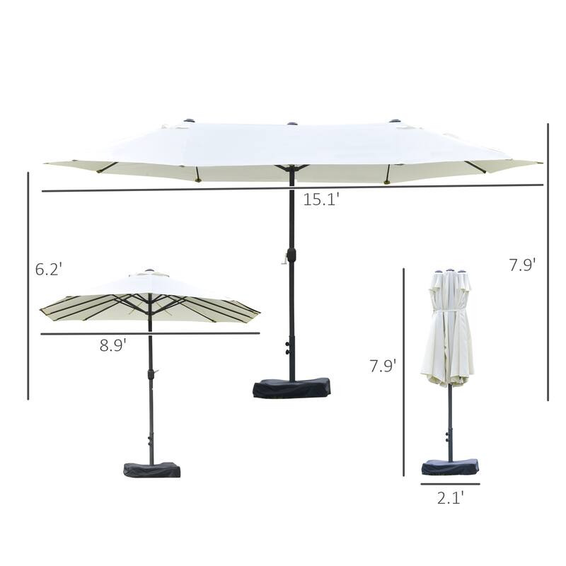 Outstanding Outdoor Umbrella for Relaxation and Sun Protection, Ideal for Various Spaces