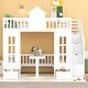 preview thumbnail 6 of 50, Full-Over-Full Bunk Bed with Changeable Table
