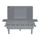 preview thumbnail 7 of 16, Murphy Bed Cabinet Bed with 2 Removable Shelves and USB Port-Full, Grey