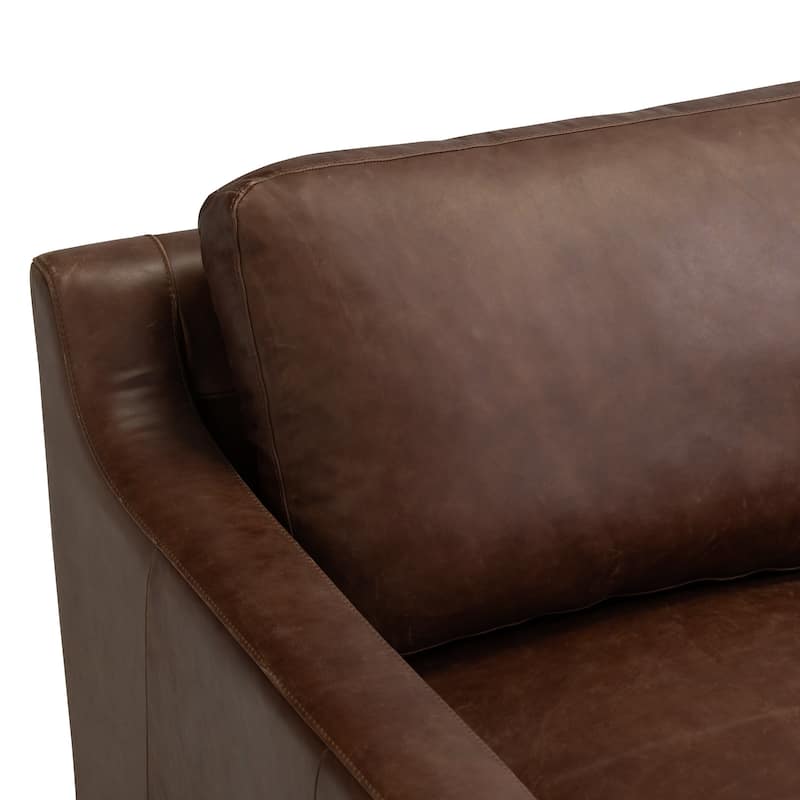 Poly & Bark Sorrento Sofa - Full Grain Genuine Italian Leather
