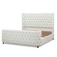 preview thumbnail 55 of 95, Brooklyn Shelter Bedframe with Curved Tufted Headboard and Footboard