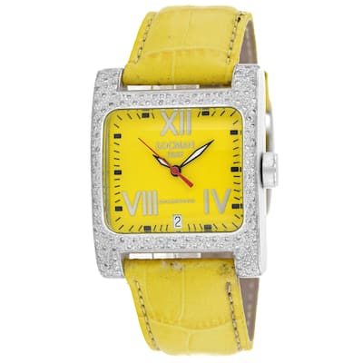 Locman Women's Diamond Classic Yellow Dial Watch - 431YLD/YL - 6 (36)