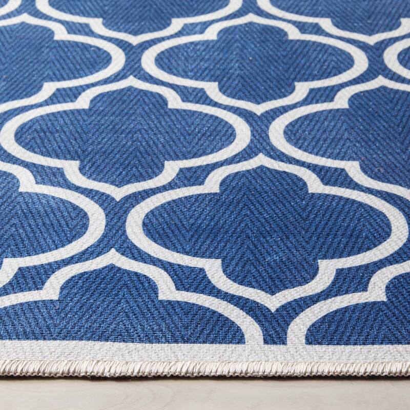 Well Woven Apollo Lattice Moroccan Machine Washable Area Rug