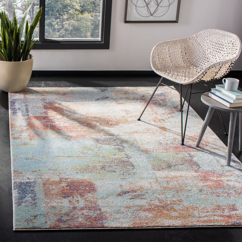 SAFAVIEH Prism Mursel Vintage Abstract Rug
