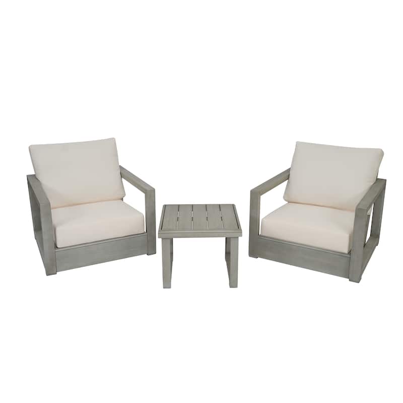 Westchester Acacia Wood Chat Set by Christopher Knight Home