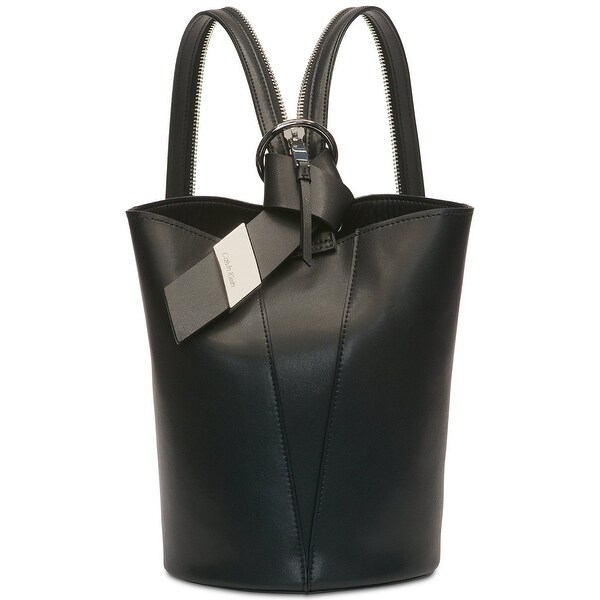 Shop Calvin Klein Karsyn Leather Convertible Mini Hobo ...