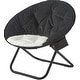 preview thumbnail 22 of 25, Urban Lifestyle Micromick Saucer Chair Black