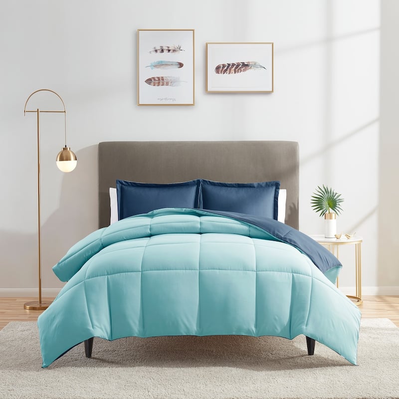 Nestl All Season Down Alternative Reversible Comforter Set