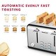preview thumbnail 4 of 16, Stainless Steel 4-Slice Toaster Oven With Dual Control Panels