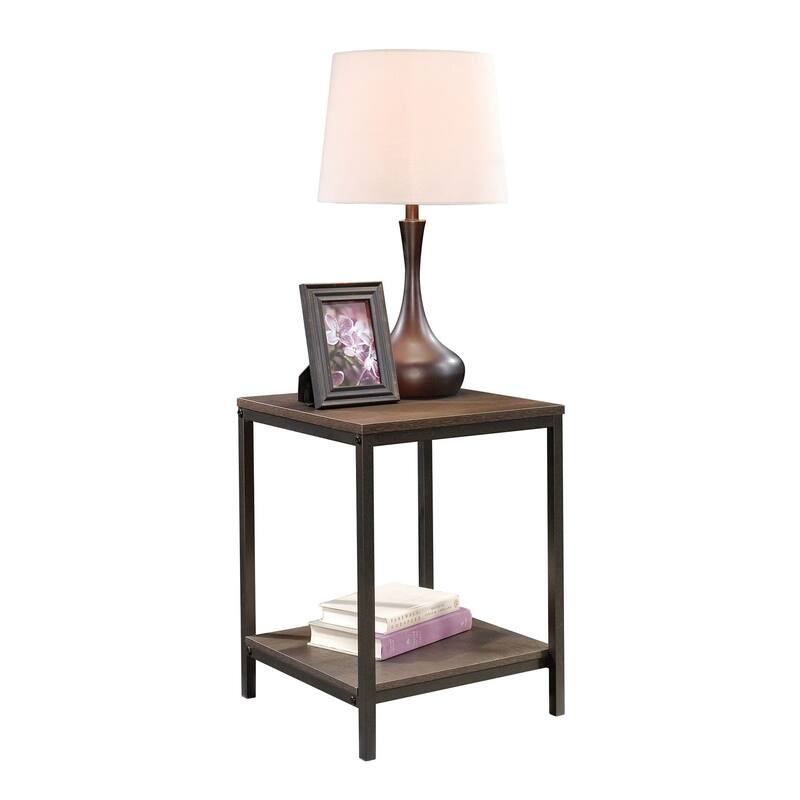 North Avenue Collection Side Table - Smoked Oak