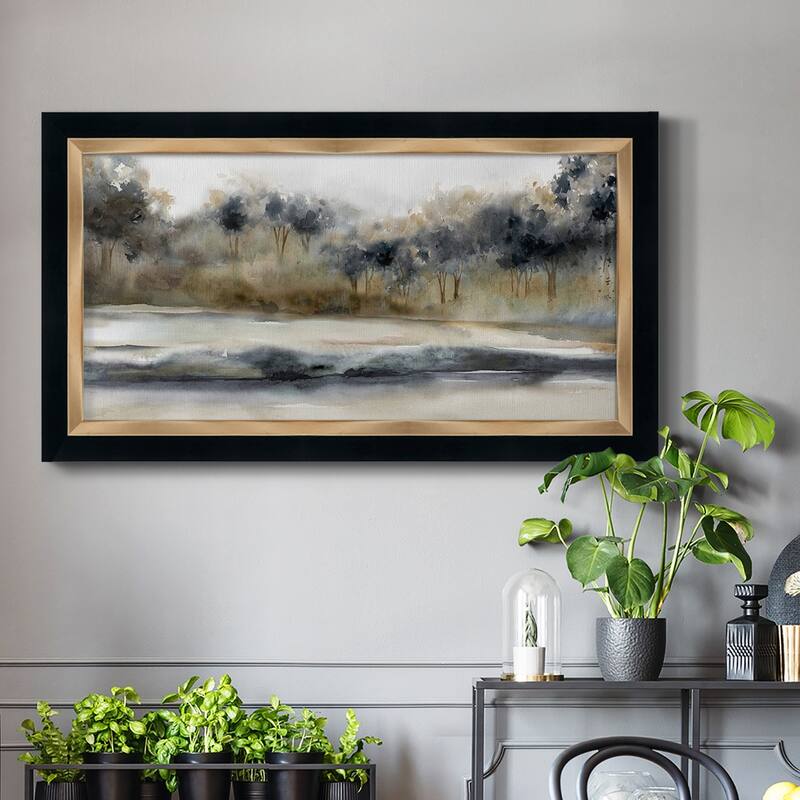 Silent River Premium Framed Canvas- Ready to Hang