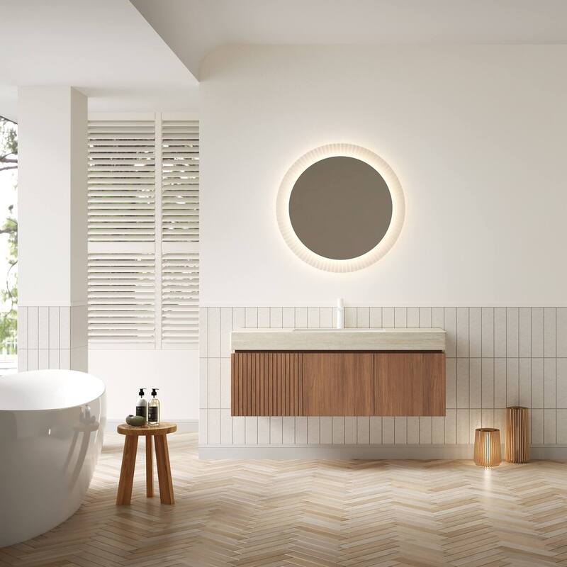48" Bathroom Vanity with Sintered Stone countertop and Sink