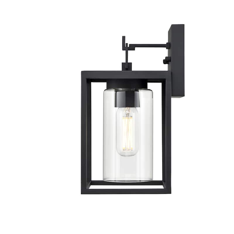 Millennium Lighting Ellway 1 Light Outdoor Wall Sconce in Textured Black