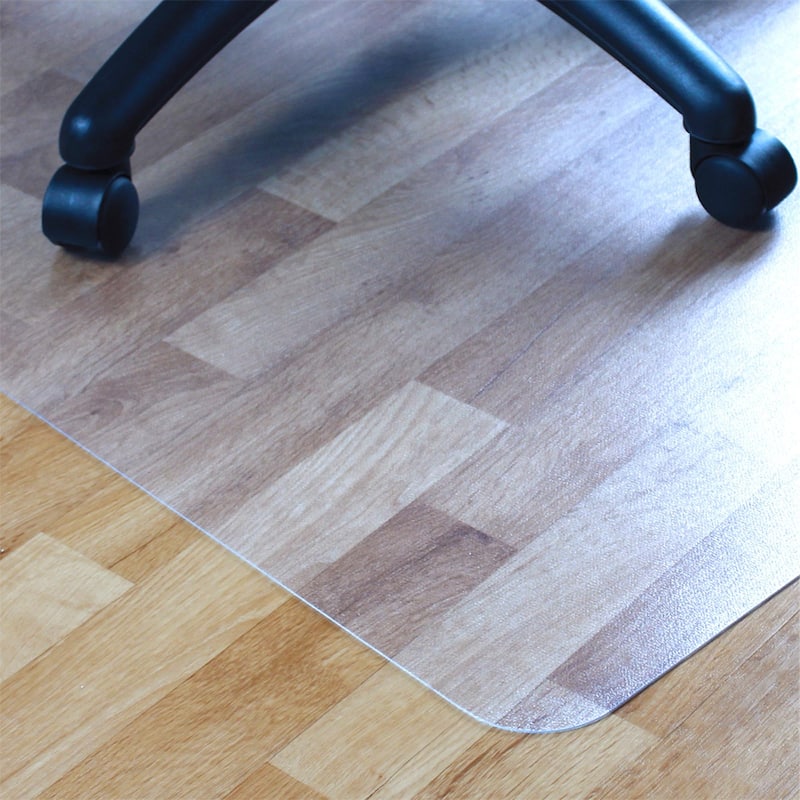 Floortex® Ecotex® BioPVC Eco Friendly Carbon Neutral PVC Chair Mat for Hard Floors - 46" x 60"