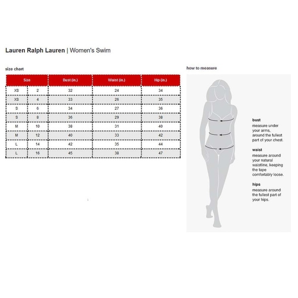 polo ralph lauren women's size chart