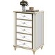 preview thumbnail 12 of 16, 5-Drawer Mirrored Accent Dressers Chest of Drawers