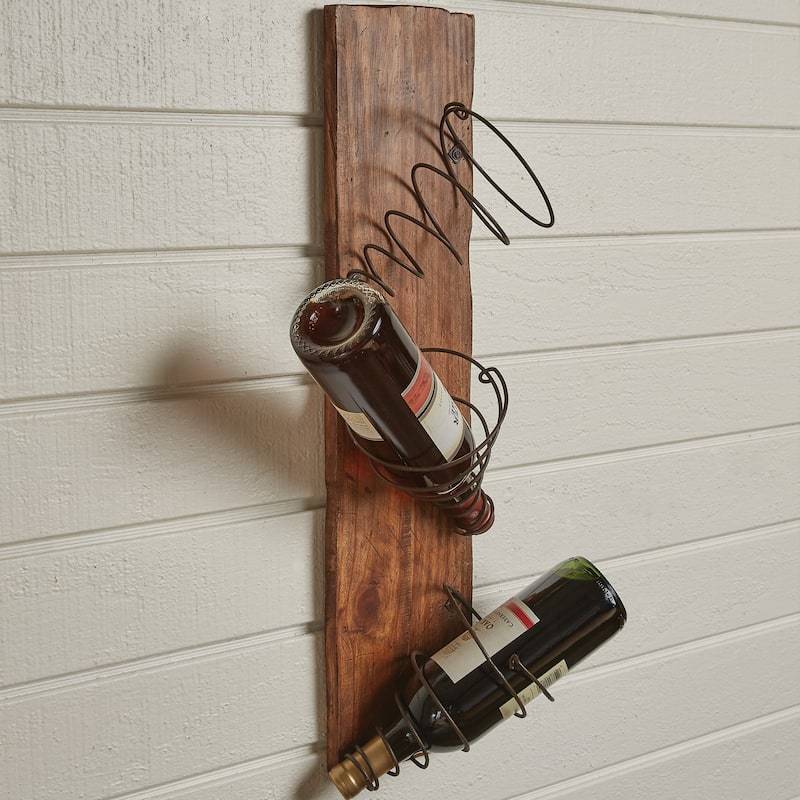 Park Designs Springs Wall Bottle Rack - 24.75"H x 5.75"W X 5.5"D
