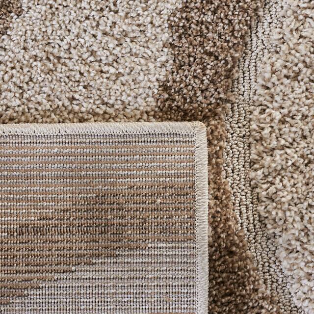 SAFAVIEH Florida Shag Bertille Geometric 1.2-inch Thick Rug