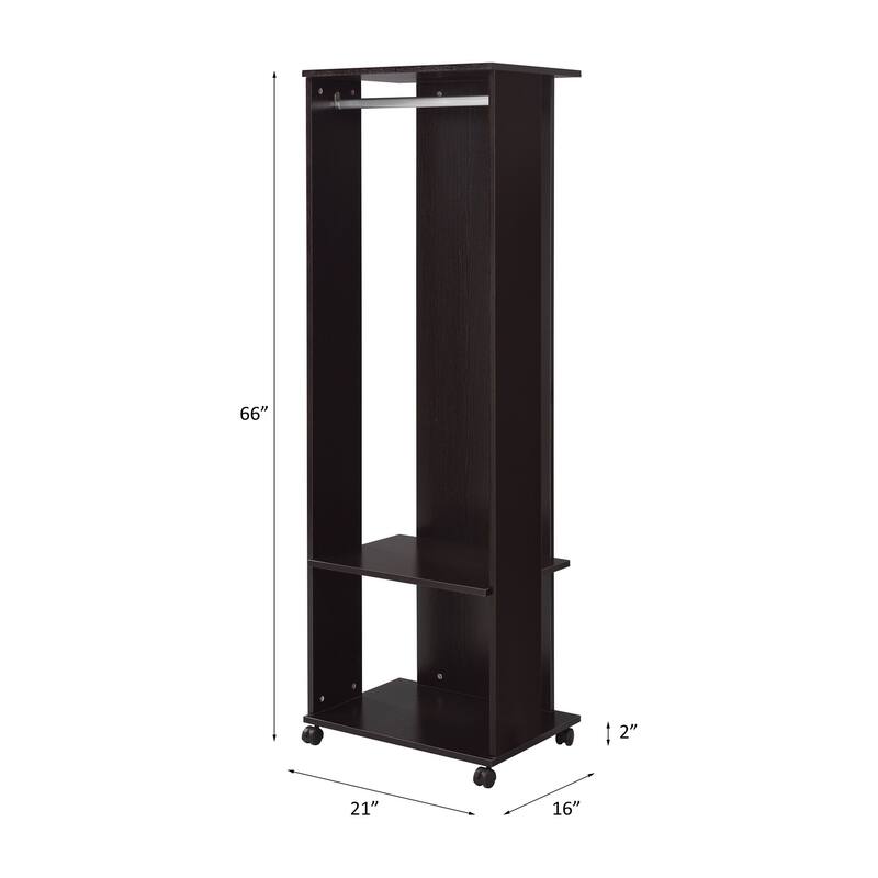 Kolen Espresso Finish Hall Tree