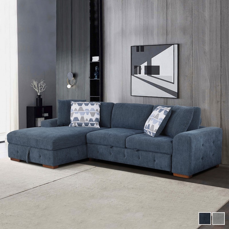Gillam 2-Piece Sectional Sofa Sleeper with Left Chaise