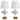Set of 2 Shell Table Lamps, Copper, 22 1/2" Tall