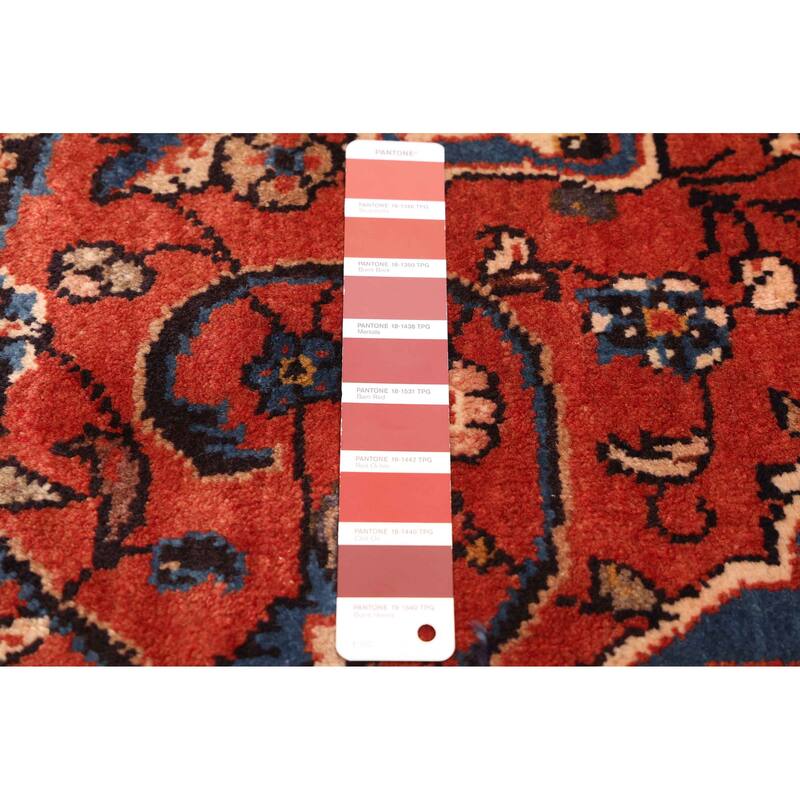 ECARPETGALLERY Hand-knotted Andelz Red Wool Rug - 3'2 x 11'3