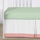 preview thumbnail 4 of 4, Sweet Jojo Designs Coral and Mint Woodsy Collection 4-piece Bumperless Crib Bedding Set