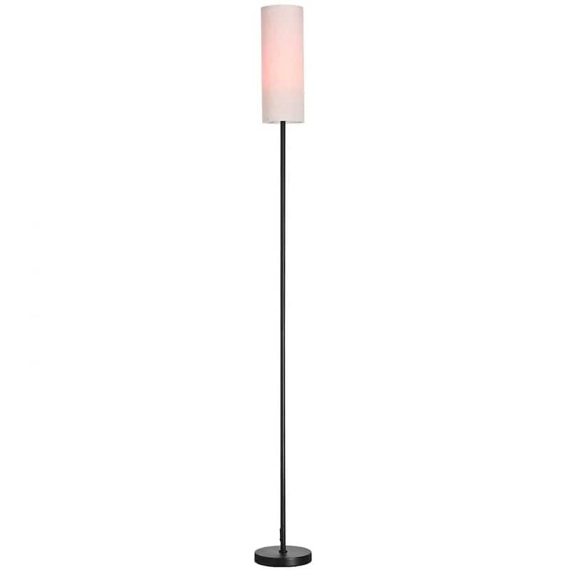 Modern Dimmable Floor Lamp with Remote Bluetooth App Control Adjustable LED Light and RGB Modes - N/A