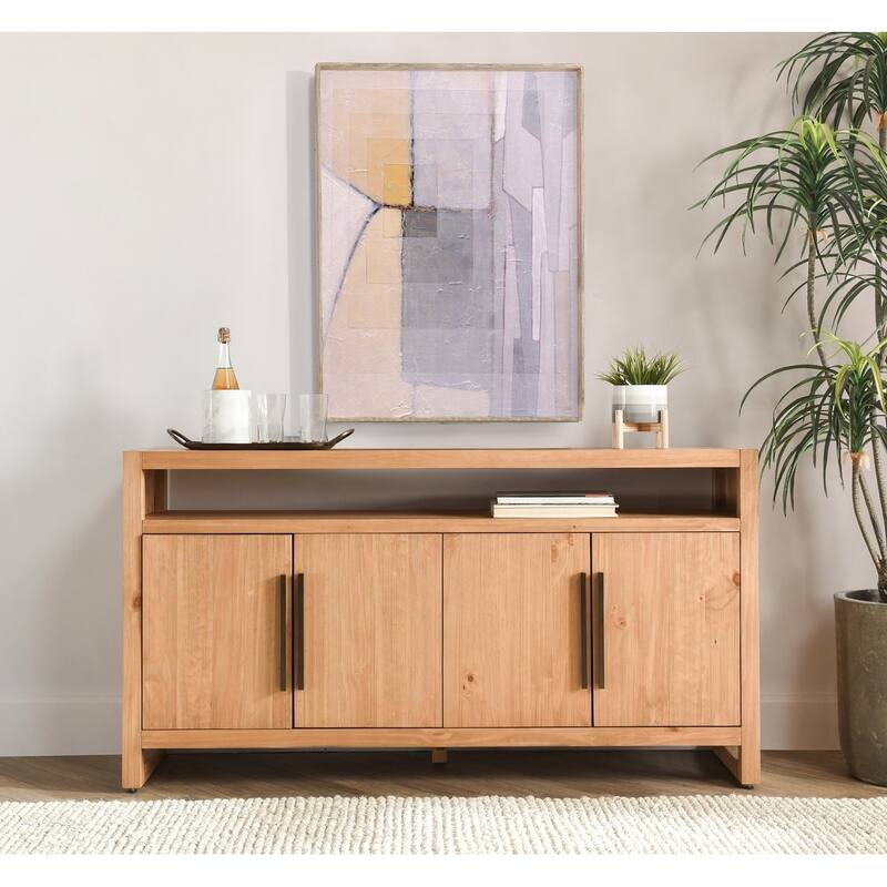 Fenmore 4-Door Sideboard in Natural by Kosas Home