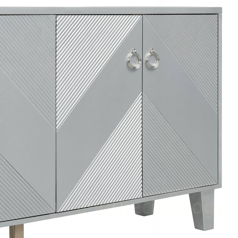 Geometric Patterns MDF Cabinet