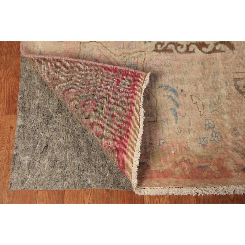Kashmar Persian Vintage Area Rug Handmade Wool Carpet - 9'9" x 12'6"