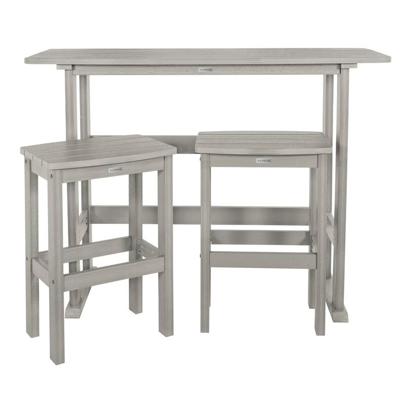 Lehigh 3-piece Outdoor Balcony Set - Bar-height
