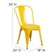 preview thumbnail 106 of 164, Metal Indoor/ Outdoor Stackable Bistro Chair (Set of 4)
