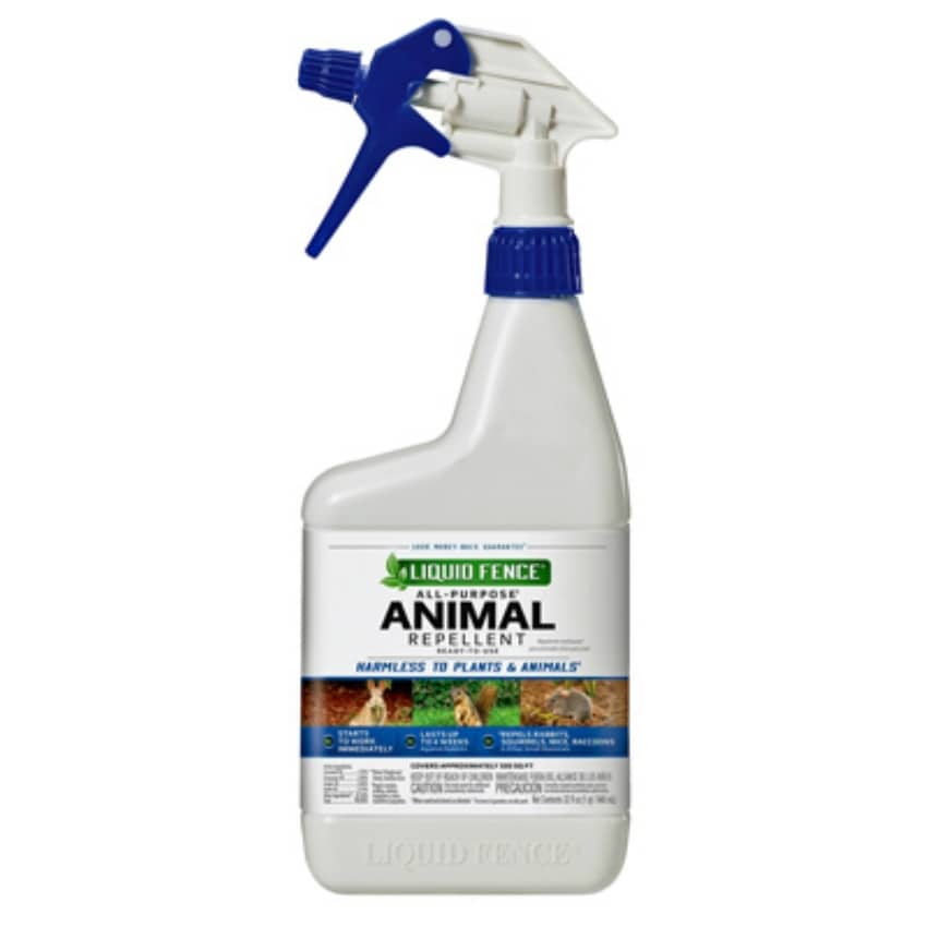 Liquid Fence HG-65007 All Purpose Animal Repellant Spray, Ready-To-Use, 1  Qt - Bed Bath & Beyond - 25415686