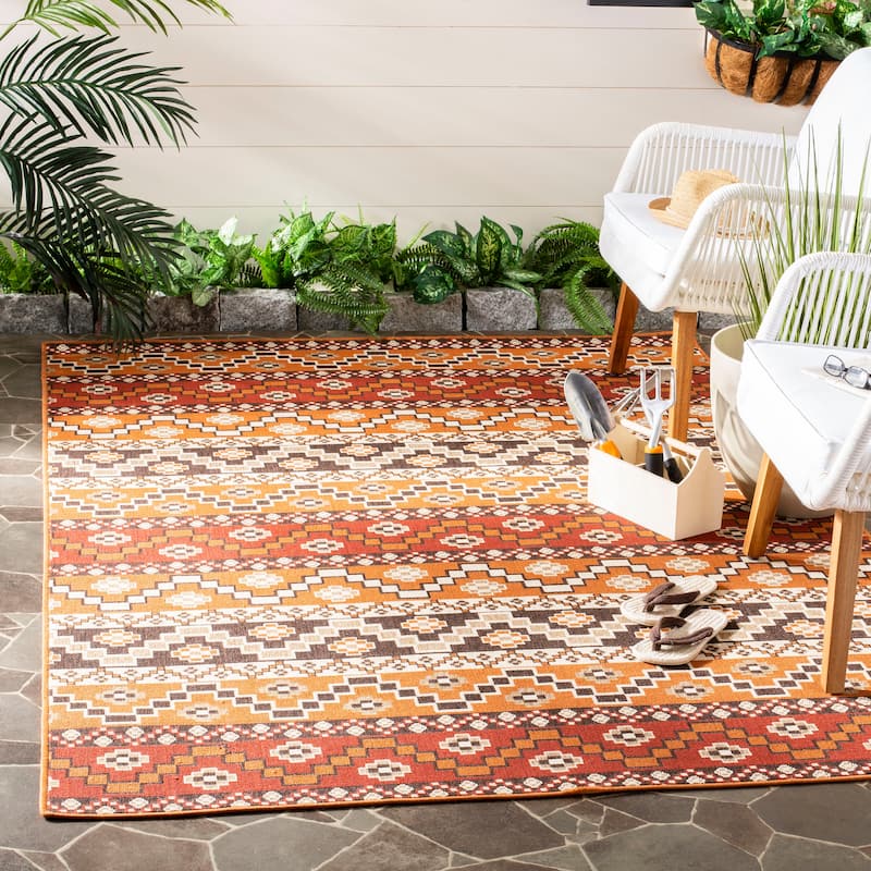 SAFAVIEH Veranda Dymph Indoor /Outdoor Waterproof Patio Backyard Rug