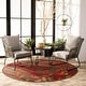 preview thumbnail 1 of 9, SAFAVIEH Outdoor Living Jensen 3-Piece Lounge Set - 26"W x 29"D x 32"H